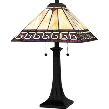 2 Light Table Lamp In Traditional Style-24.5 Inches Tall and 16 Inches Wide