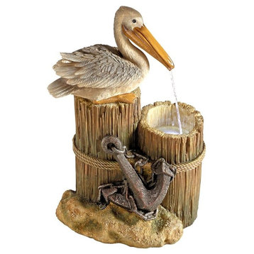 Pelican's Seashore Roost Sculptural Fountain