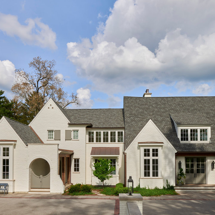 75 Painted Brick Exterior Home Ideas You'll Love - December, 2025 | Houzz