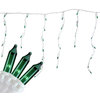 100 Count Mini Icicle Christmas Lights 3.5 ft Wire