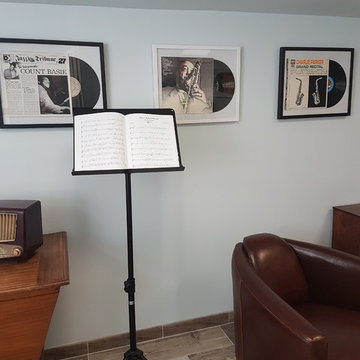 Salle de musique aux accents Jazzy
