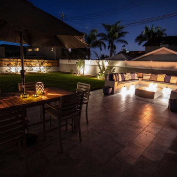 Outdoor Stone Fire Pits - Cutting Edge Landscape Design