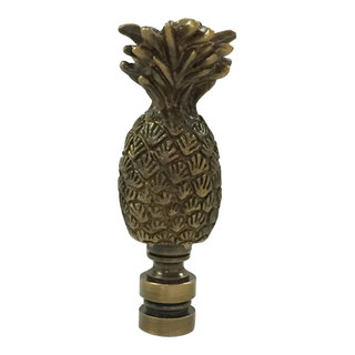 Royal Designs Resort Pineapple Finial, Antique Brass - Traditional -  Lighting Hardware - by Royal Designs, Inc