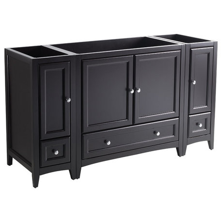 60" Oxford Bathroom Cabinet, Base: Espresso, Base Only