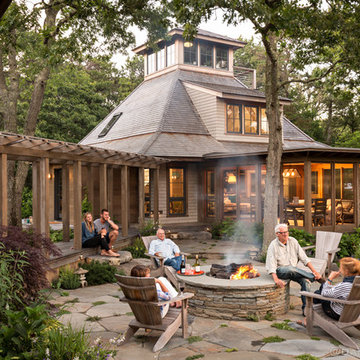 Outdoor Firepit Gathering