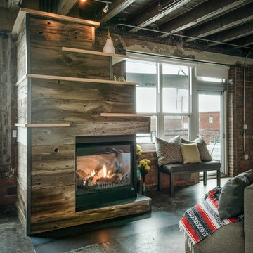 Downtown Loft Transformation Unites Industrial and Organic Elements