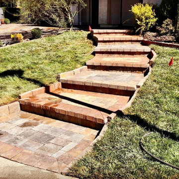 Rocklin Star and Diamonds Driveway Pavers and Walkway Project