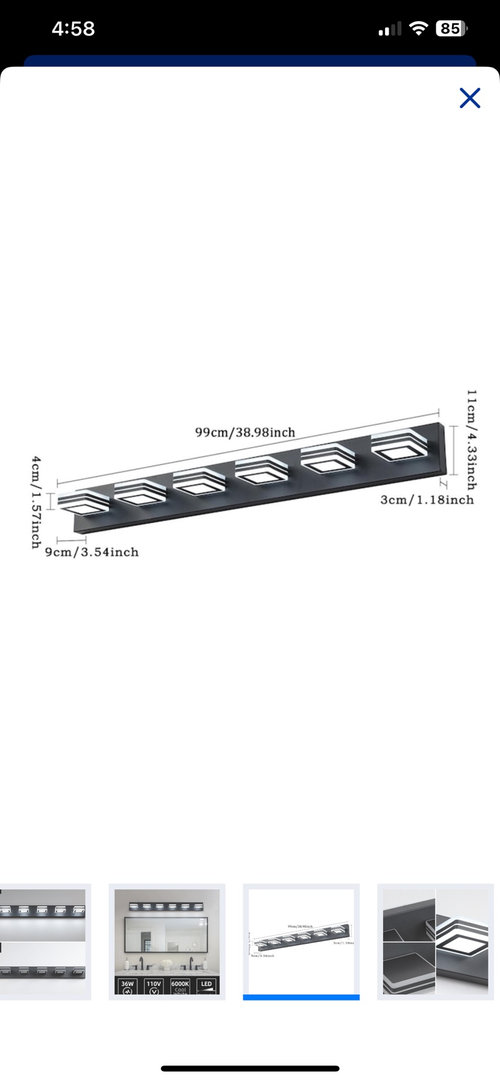 Vanity Light Fixture Wider Than Mirror??