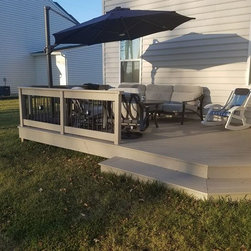 100% recycled plastic deck and frame - Building Materials
