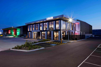 Photo of an industrial exterior.