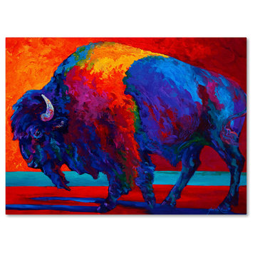 Marion Rose 'Abstract Bison' Canvas Art, 18" x 24"