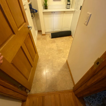 Versailles Pattern Mudroom-Lakehouse Project