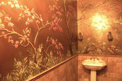 Inspiration for a bathroom remodel in Cleveland