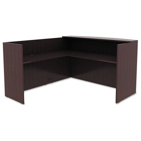 Alera Valencia Reversible Reception Return, 44Wx23 5/8Dx41 1/2H, Espresso
