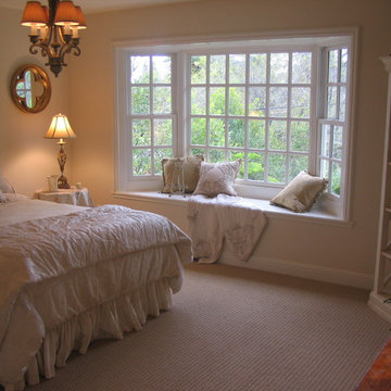 Master Bedroom Bay Window and Sisal -Look Carpet