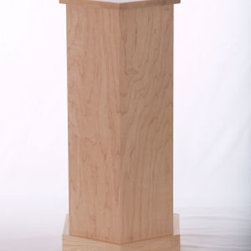 Natural Maple Wood Hexagon Pedestals - Products