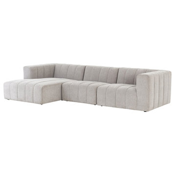 Langham Channeled 3-PieceSectional-Laf Ch