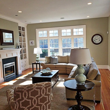 No-fuss Neutrals: Family room design project