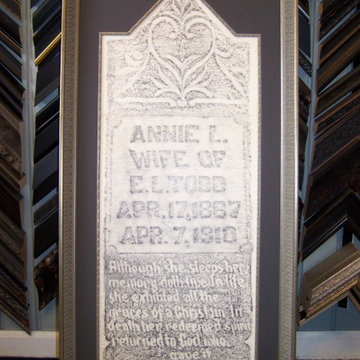Archival custom picture framing