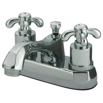 Kingston Brass KS426.TX French Country 1.2 GPM Centerset Bathroom - Polished