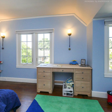 New White Windows in Lovely Child's Bedroom - Renewal by Andersen San Francisco