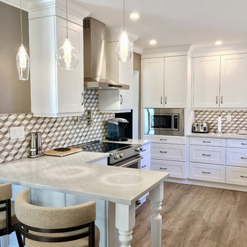 Typical Barrie kitchen made Pretty Before & After