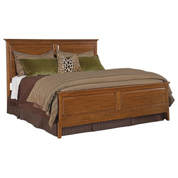 Kincaid Furniture Cherry Park Panel Bed, Cherry, Queen