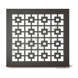 Architectural Grille - PERFORATED GRILLE: #200 - SQUARE LINK - Registers Grilles And Vents