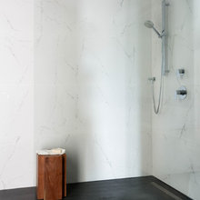 walls and plank floors