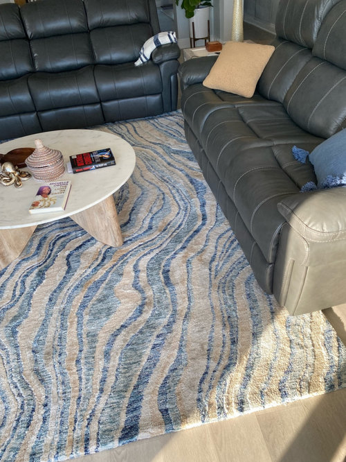 Correct placement of rug