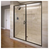 Basco INFH35A4776XP Infinity 76-1/8"H x 47"W Hinged Framed Shower - Oil Rubbed