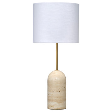 Holt Table Lamp, Travertine