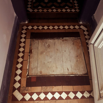 Full Victorian Hallway Floor Restoration for Property Developer in Smethwick