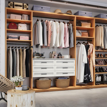 Farmhouse Reach-In Closet
