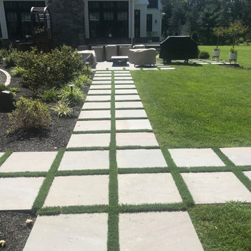Bluestone Collection (Full Color Cleft) - Outdoor Porcelain Paver Collection