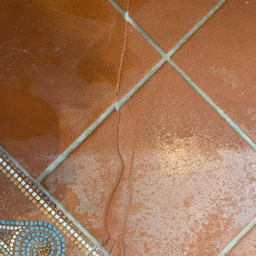 Custom Cracked Tile Repair