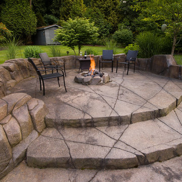 Surrey Spacious Outdoor Gas Fire Pit for Entertaining
