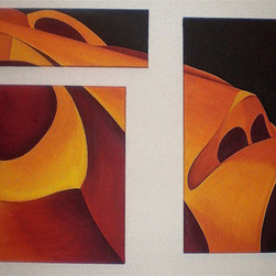 African Mask - Paintings
