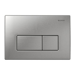 Geberit Brushed Stainless Steel Kappa50 Flush Plate - Bathroom Fixtures