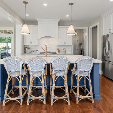 Modern Farmhouse Kitchen and Basement in Glen Mills