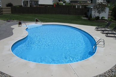 Inspiration for a pool remodel in New York