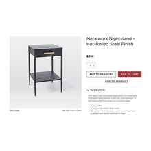 Sasha Bedside Table