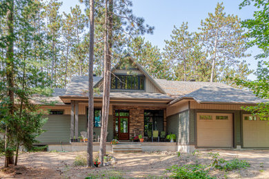 Arts and crafts green house exterior photo in Other