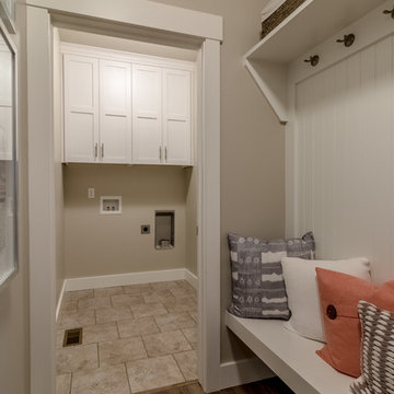 Entry from garage and laundry room