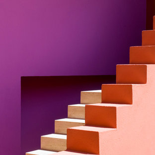 Ejemplo de escalera clásica renovada extra grande