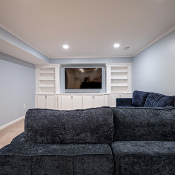 Fully Finished Annandale Basement Remodel