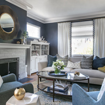 Traditional Living Spaces Get a Contemporary Makeover