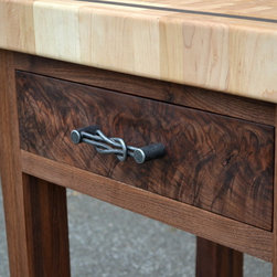 End Grain Butcher Block Island - Kitchen Islands And Kitchen Carts