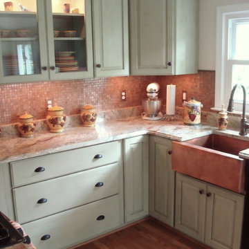Weathered Sage w/ Copper Sink