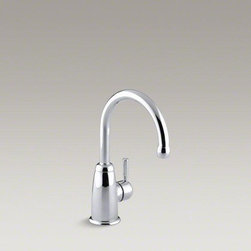 KOHLER Polished Chrome Wellspring&reg; Beverage Faucet With Contemporary Design - Kitchen Faucets